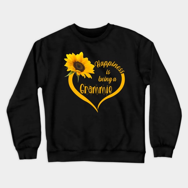 Happiness Is Being A Grammie Crewneck Sweatshirt by Damsin